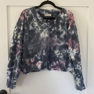 Lucky brand tie dye sweatshirt- xl